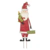 Glitzhome 36 In. H Iron Santa Yard Stake