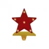 Glitzhome 8.48 In. H Marquee LED Star Stocking Holder