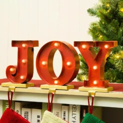 Glitzhome 8.46 In. H JOY Stocking Holder (Set Of 3) 9 Glitzhome 8.46 In. H JOY Stocking Holder (Set Of 3) -Christmas decorations shop glitzhome stocking holders 1124004389 31 1000