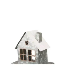 Glitzhome 6.00 In. H Galvanized House Stocking Holder 9 Glitzhome 6.00 In. H Galvanized House Stocking Holder -Christmas decorations shop glitzhome stocking holders 1124203415 4f 1000