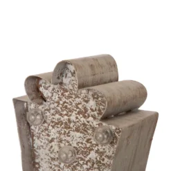 Glitzhome 7.50 In. H Marquee LED Wooden/Metal Giftbox Stocking Holder 9 Glitzhome 7.50 In. H Marquee LED Wooden/Metal Giftbox Stocking Holder -Christmas decorations shop glitzhome stocking holders gh1124202578 c3 1000