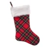 Haute Decor HangRight 18.7 In. Polyester Plaid Stocking (2-Pack)