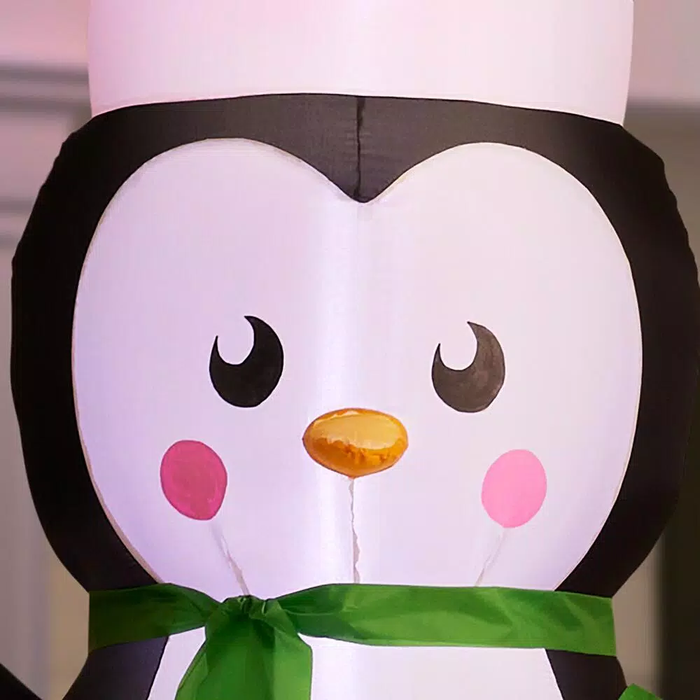 Home Accents Holiday 11 Ft. Giant-Sized LED Inflatable Penguin 4 Home Accents Holiday 11 Ft. Giant-Sized LED Inflatable Penguin - Image 4