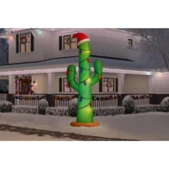 Home Accents Holiday 12 Ft. Giant-Sized Inflatable Christmas Cactus -Christmas decorations shop home accents holiday christmas inflatables 118011 e1 1000
