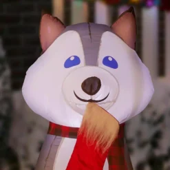 Home Accents Holiday 3.74 Ft. H X 7.5 Ft. W Inflatable Puppy Pals With Stockings 7 Home Accents Holiday 3.74 Ft. H X 7.5 Ft. W Inflatable Puppy Pals With Stockings -Christmas decorations shop home accents holiday christmas inflatables 118424 1d 1000