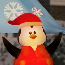 Home Accents Holiday 7 Ft. Pre-Lit LED Inflatable Santa In Sailboat Scene -Christmas decorations shop home accents holiday christmas inflatables 37335 1d 1000