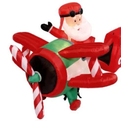 Home Accents Holiday 16 Ft. Inflatable Santa On Airplane 9 Home Accents Holiday 16 Ft. Inflatable Santa On Airplane -Christmas decorations shop home accents holiday christmas inflatables 39602x a0 1000