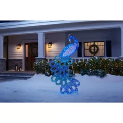 Home Accents Holiday 70 In 120-Light LED Blue Peacocl 6 Home Accents Holiday 70 In 120-Light LED Blue Peacocl -Christmas decorations shop home accents holiday christmas yard decorations ty005 2011 e1 1000