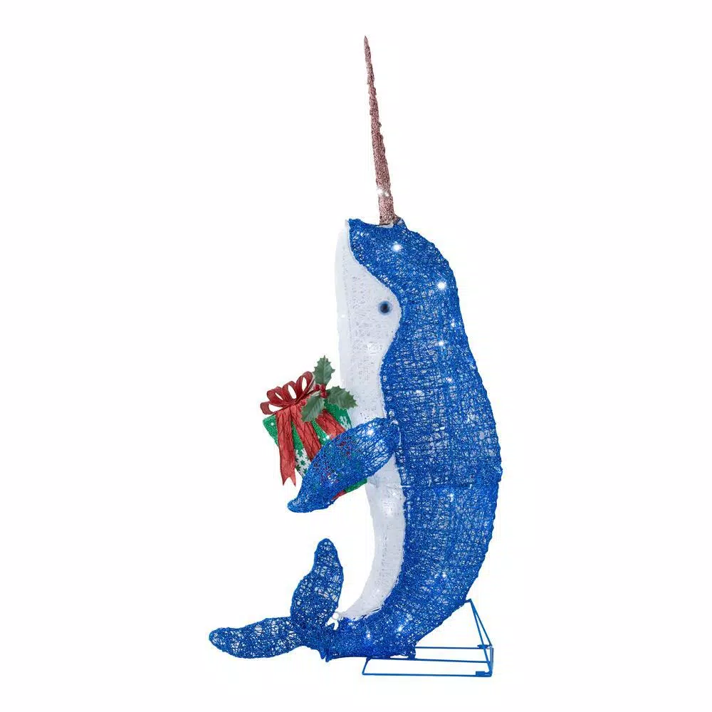 Home Accents Holiday 4 Ft LED Narwhal 1 Home Accents Holiday 4 Ft LED Narwhal