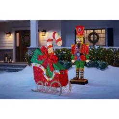 Home Accents Holiday 61 In Cool White 120-Light LED Sleigh With Presents 8 Home Accents Holiday 61 In Cool White 120-Light LED Sleigh With Presents -Christmas decorations shop home accents holiday christmas yard decorations ty183 1914 1 40 1000