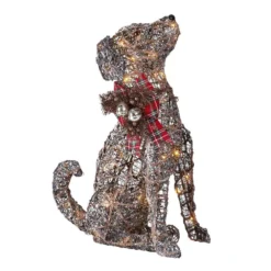Home Accents Holiday 2.5 Ft Meadow Frost Brown LED Dog 7 Home Accents Holiday 2.5 Ft Meadow Frost Brown LED Dog -Christmas decorations shop home accents holiday christmas yard decorations ty321 1711 2 40 1000