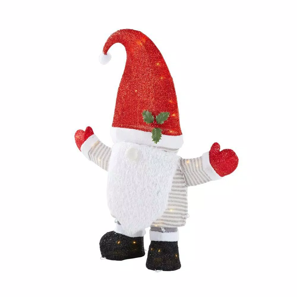 Home Accents Holiday 3 Ft. Yuletide Lane LED Large Christmas Gnome 3 Home Accents Holiday 3 Ft. Yuletide Lane LED Large Christmas Gnome - Image 3