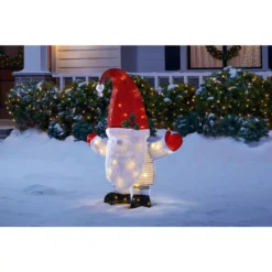 Home Accents Holiday 3 Ft. Yuletide Lane LED Large Christmas Gnome 6 Home Accents Holiday 3 Ft. Yuletide Lane LED Large Christmas Gnome -Christmas decorations shop home accents holiday christmas yard decorations ty447 2014 e1 1000