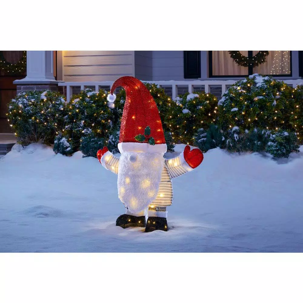 Home Accents Holiday 3 Ft. Yuletide Lane LED Large Christmas Gnome 2 Home Accents Holiday 3 Ft. Yuletide Lane LED Large Christmas Gnome - Image 2