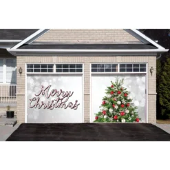 My Door Decor 7 Ft. X 8 Ft. Merry Christmas Tree-Christmas Garage Door Decor Mural For Split Car Garage 7 My Door Decor 7 Ft. X 8 Ft. Merry Christmas Tree-Christmas Garage Door Decor Mural For Split Car Garage -Christmas decorations shop my door decor christmas flags 285901xmas 025 4f 1000
