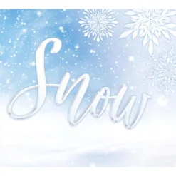 My Door Decor 7 Ft. X 8 Ft. Let It Snow-Christmas Garage Door Decor Mural For Split Car Garage -Christmas decorations shop my door decor christmas flags 285901xmas 027 1f 1000