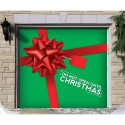 My Door Decor 7 Ft. X 8 Ft. Don’t Open Until Christmas Garage Door Decor Mural For Single Car Garage 6 My Door Decor 7 Ft. X 8 Ft. Don’t Open Until Christmas Garage Door Decor Mural For Single Car Garage -Christmas decorations shop my door decor christmas flags 285903xmas 017 4f 1000