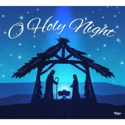 Christmas decorations shop 22 My Door Decor 7 Ft. X 8 Ft. Nativity Scene O’Holy Night-Christmas Garage Door Decor Mural For Single Car Garage