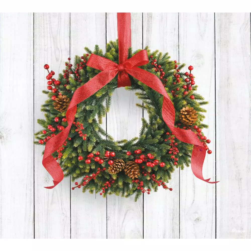 My Door Decor 7 Ft. X 8 Ft. Christmas Wreath-Christmas Garage Door Decor Mural For Single Car Garage 1 My Door Decor 7 Ft. X 8 Ft. Christmas Wreath-Christmas Garage Door Decor Mural For Single Car Garage