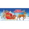 My Door Decor 7 Ft. X 16 Ft. Santa’s Sleigh Ride-Christmas Garage Door Decor Mural For Double Car Garage