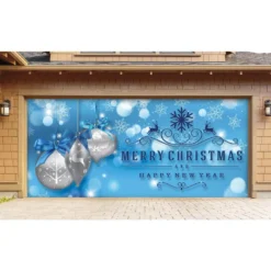 My Door Decor 7 Ft. X 16 Ft. Silver Christmas Ornaments On Blue Christmas Garage Door Decor Mural For Double Car Garage 6 My Door Decor 7 Ft. X 16 Ft. Silver Christmas Ornaments On Blue Christmas Garage Door Decor Mural For Double Car Garage -Christmas decorations shop my door decor christmas flags 285905xmas 009 4f 1000