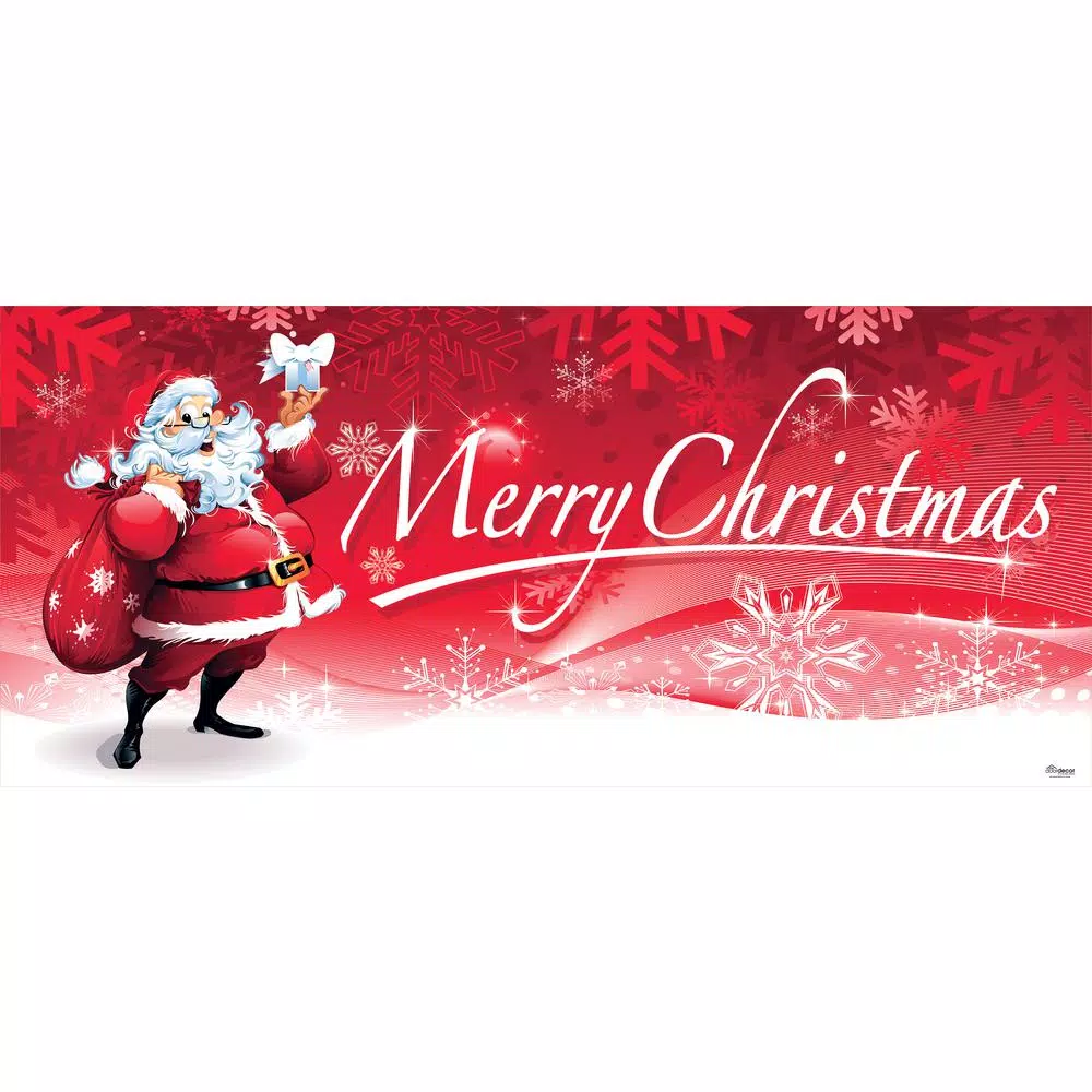 My Door Decor 7 Ft. X 16 Ft. Santa’s Merry Christmas Garage Door Decor Mural For Double Car Garage 1 My Door Decor 7 Ft. X 16 Ft. Santa’s Merry Christmas Garage Door Decor Mural For Double Car Garage
