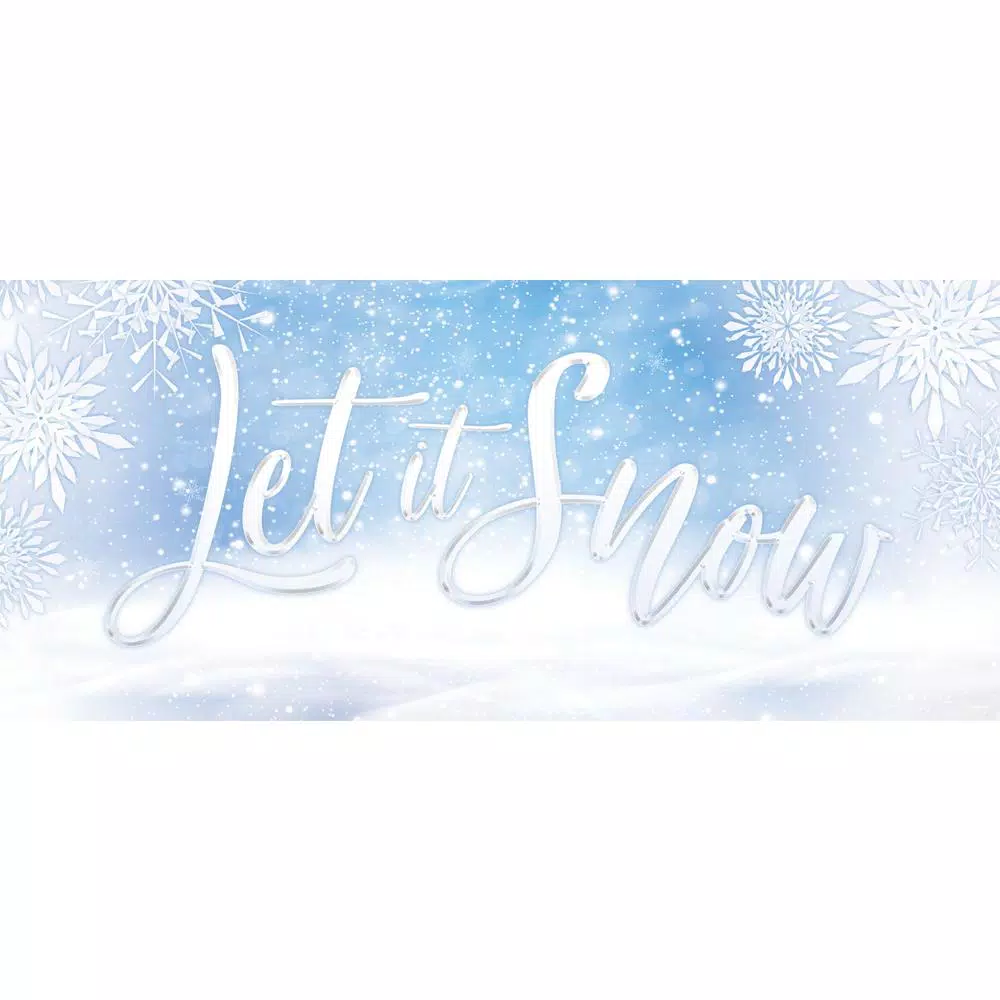 My Door Decor 7 Ft. X 16 Ft. Let It Snow-Christmas Garage Door Decor Mural For Double Car Garage 1 My Door Decor 7 Ft. X 16 Ft. Let It Snow-Christmas Garage Door Decor Mural For Double Car Garage