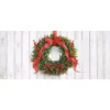 My Door Decor 7 Ft. X 16 Ft. Christmas Wreath-Christmas Garage Door Decor Mural For Double Car Garage