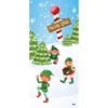 My Door Decor 36 In. X 80 In. North Pole Elves-Christmas Front Door Decor Mural