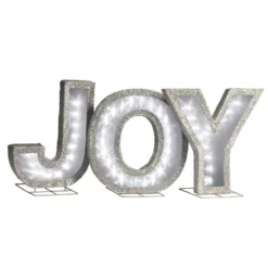 National Tree Company 18.5 In. JOY Sign With LED Lights 5 National Tree Company 18.5 In. JOY Sign With LED Lights -Christmas decorations shop national tree company christmas yard decorations df 000021x 4f 1000