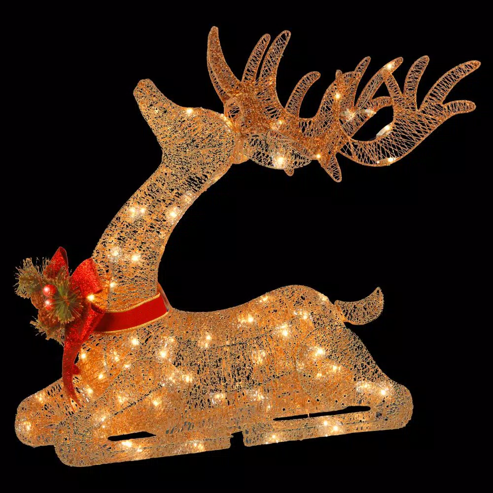 National Tree Company 31 In. Pre-lit Resting Reindeer 1 National Tree Company 31 In. Pre-lit Resting Reindeer
