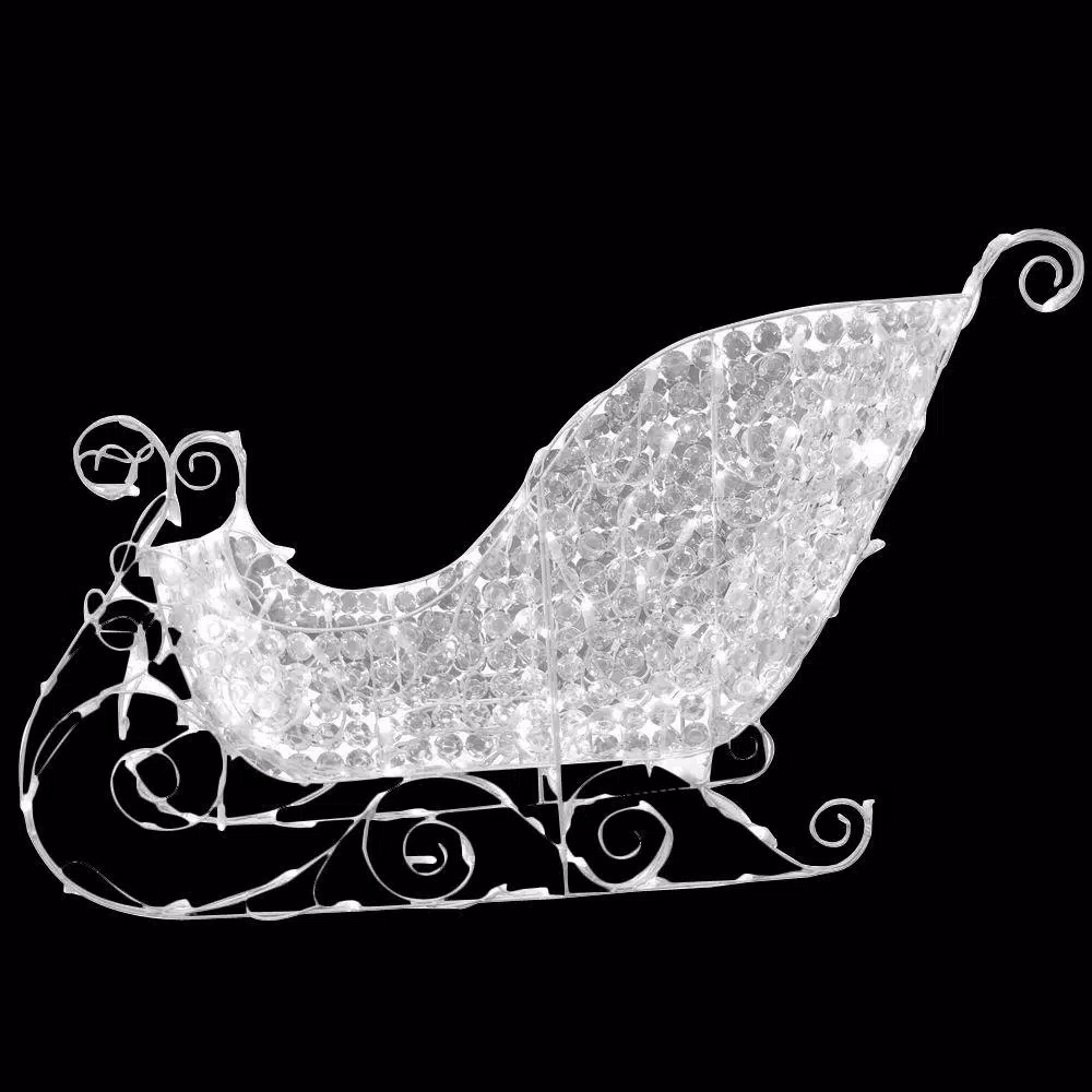 National Tree Company 60 In. Santa’s Sleigh With LED Lights 1 National Tree Company 60 In. Santa’s Sleigh With LED Lights