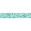 Northlight 2.5 In. X 16 Yds. Shimmering And Sparkly Aqua Snowflake Wired Craft Ribbon