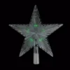 Northlight 9 In. Clear Crystal Star LED Christmas Tree Topper In Multi-Lights