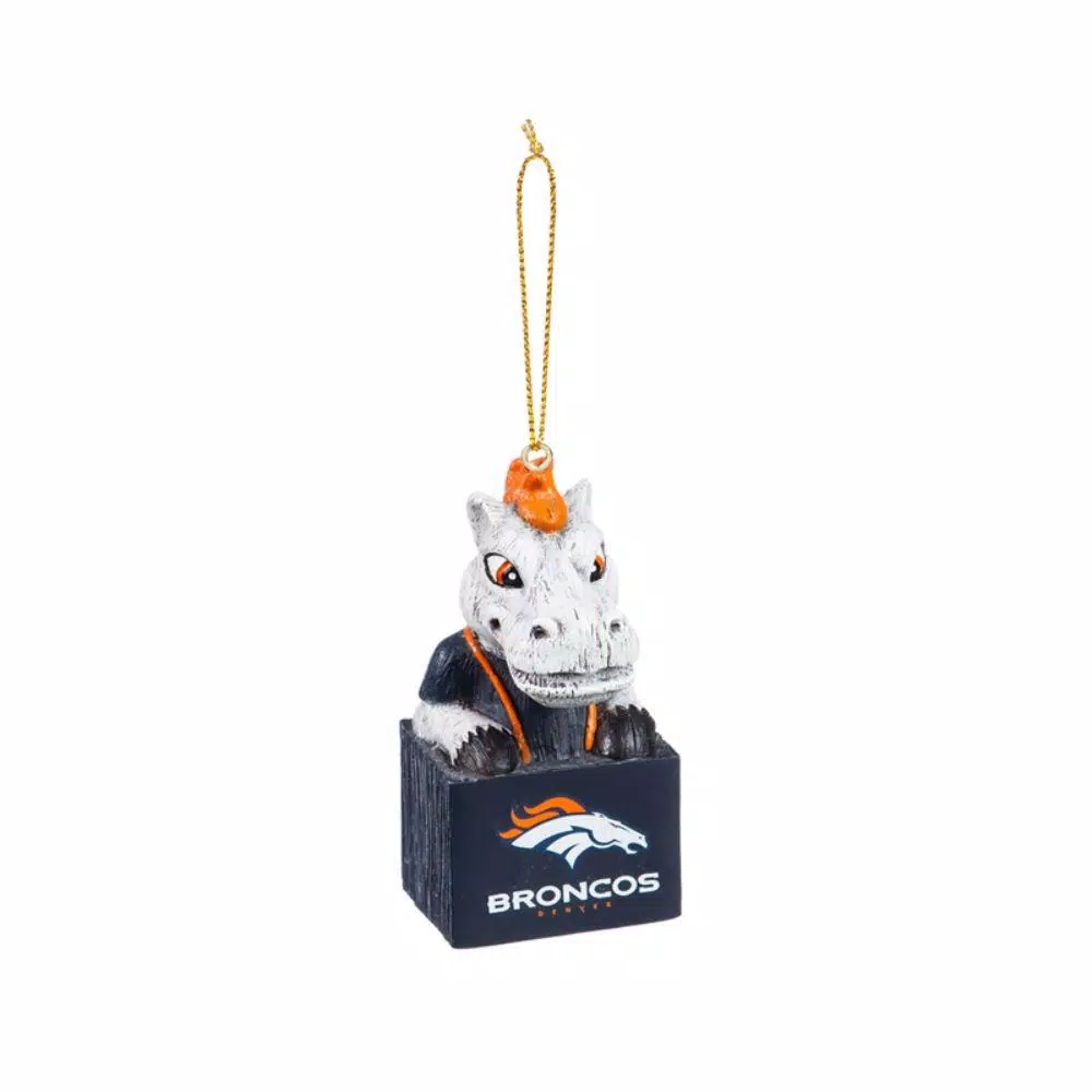 Team Sports America Denver Broncos 1-1/2 In. NFL Mascot Tiki Totem Christmas Ornament 1 Team Sports America Denver Broncos 1-1/2 In. NFL Mascot Tiki Totem Christmas Ornament