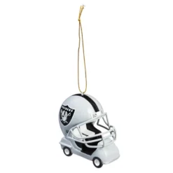 Team Sports America Oakland Raiders 3 In. NFL Field Car Christmas Ornament