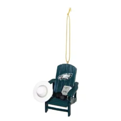 Team Sports America Philadelphia Eagles 3-1/2 In. NFL Adirondack Chair Christmas Ornament