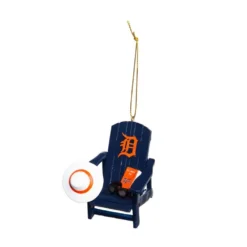 Team Sports America Detroit Tigers 3-1/2 In. MLB Adirondack Chair Christmas Ornament