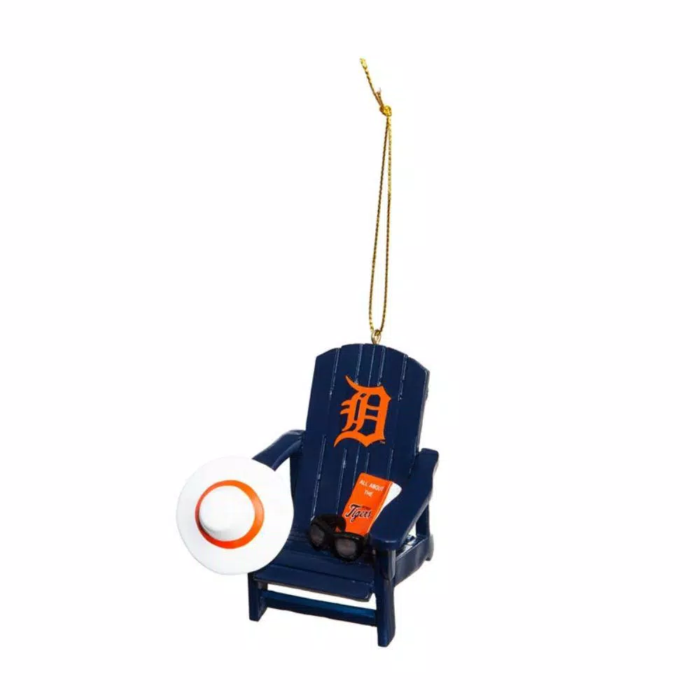 Team Sports America Detroit Tigers 3-1/2 In. MLB Adirondack Chair Christmas Ornament 1 Team Sports America Detroit Tigers 3-1/2 In. MLB Adirondack Chair Christmas Ornament