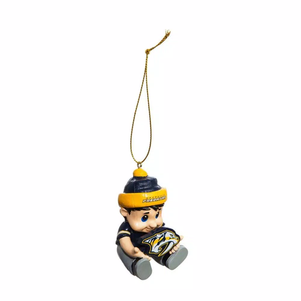 Team Sports America 2 In. Nashville Predators NHL New Lil Fan Christmas Ornament 1 Team Sports America 2 In. Nashville Predators NHL New Lil Fan Christmas Ornament