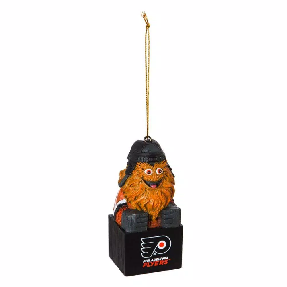 Team Sports America Philadelphia Flyers 1-1/2 In. NHL Gritty Mascot Tiki Totem Christmas Ornament 1 Team Sports America Philadelphia Flyers 1-1/2 In. NHL Gritty Mascot Tiki Totem Christmas Ornament
