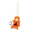 Team Sports America Clemson University 3-1/2 In. NCAA Adirondack Chair Christmas Ornament