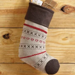 VHC Brands 15 In. Merry Little Christmas Khaki Tan Traditional Decor Stocking 5 VHC Brands 15 In. Merry Little Christmas Khaki Tan Traditional Decor Stocking -Christmas decorations shop vhc brands christmas stockings 26636 31 1000