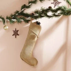 VHC Brands 20 In. Cotton Natural Nowell Farmhouse Christmas Decor Stocking 3 VHC Brands 20 In. Cotton Natural Nowell Farmhouse Christmas Decor Stocking -Christmas decorations shop vhc brands christmas stockings 28822 31 1000