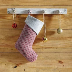 VHC Brands 15 In. Cotton And Wool Tannen Deep Red Traditional Christmas Decor Stocking 3 VHC Brands 15 In. Cotton And Wool Tannen Deep Red Traditional Christmas Decor Stocking -Christmas decorations shop vhc brands christmas stockings 28845 31 1000