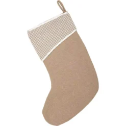 VHC Brands 15 In. Cotton Pearlescent Natural Tan Coastal Christmas Decor Stocking 4 VHC Brands 15 In. Cotton Pearlescent Natural Tan Coastal Christmas Decor Stocking -Christmas decorations shop vhc brands christmas stockings 32185 c3 1000