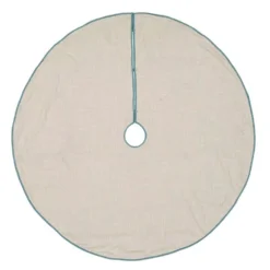 VHC Brands 60 In. Sanbourne Creme White Coastal Christmas Decor Tree Skirt 3 VHC Brands 60 In. Sanbourne Creme White Coastal Christmas Decor Tree Skirt -Christmas decorations shop vhc brands christmas tree skirts collars 32068 c3 1000