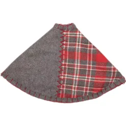 VHC Brands 21 In. Anderson Cherry Red Rustic Christmas Decor Patchwork Mini Tree Skirt 6 VHC Brands 21 In. Anderson Cherry Red Rustic Christmas Decor Patchwork Mini Tree Skirt -Christmas decorations shop vhc brands christmas tree skirts collars 32215 4f 1000