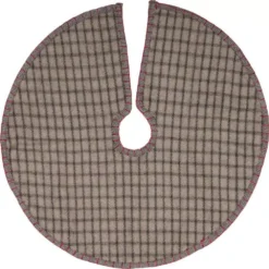 VHC Brands 21 In. Anderson Cherry Red Rustic Christmas Decor Patchwork Mini Tree Skirt 5 VHC Brands 21 In. Anderson Cherry Red Rustic Christmas Decor Patchwork Mini Tree Skirt -Christmas decorations shop vhc brands christmas tree skirts collars 32215 c3 1000