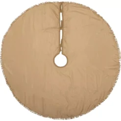 VHC Brands 48 In. Natural Festive Burlap Farmhouse Christmas Decor Tree Skirt 5 VHC Brands 48 In. Natural Festive Burlap Farmhouse Christmas Decor Tree Skirt -Christmas decorations shop vhc brands christmas tree skirts collars 32257 c3 1000